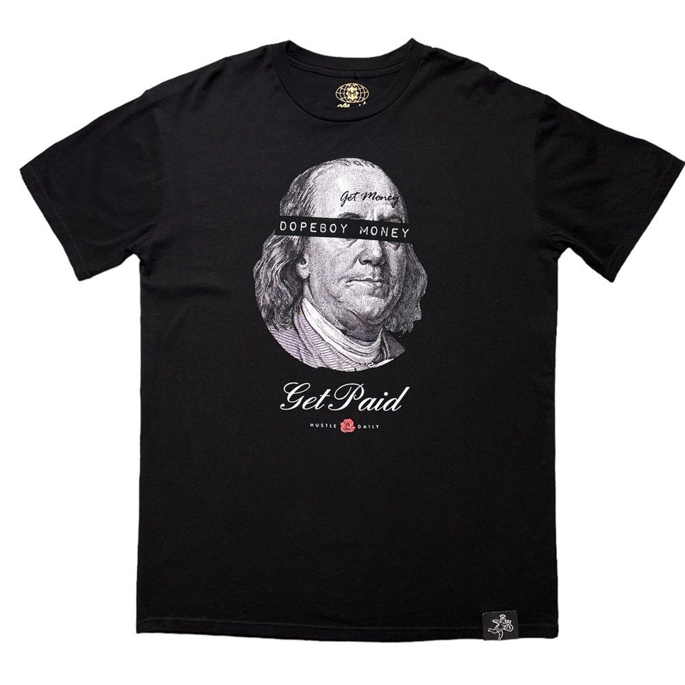 HASTA MUERTE Black Crew Neck DOPEBOY Ben Tee